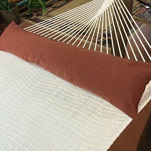Double Hammock Pillow - 50 x 12 inches - terracotta - olefin polyester