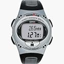 TIMEX IRONMAN TRIATHLON 100 LAP SPEED DISTANCE SLV/BLACK MODEL # T5E701F5
