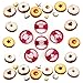 Chicago Metallic Linzer Cookie Cutters, Set of 6, Red