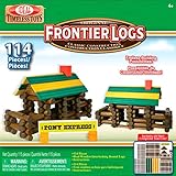 Ideal Frontier Logs Classic All Wood 114-Piece Construction Set