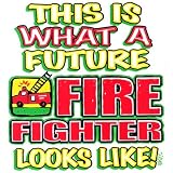 Toddler Gildan T-Shirt : This Is What A Future Fire Fighter Looks Like - Firefighter Fireman