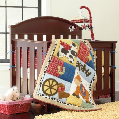 Cherry Dylan Crib by Bedford Baby - Cherry, Chocolate