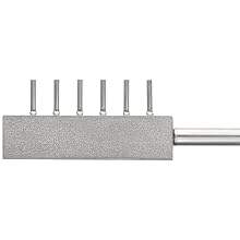 Stainless Steel Hypodermic Tubing Manifold, Inlet- 6 Gauge, 6 Outlets- 13 Gauge (Pack of 5)