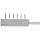 Stainless Steel Hypodermic Tubing Manifold, Inlet- 6 Gauge, 6 Outlets- 13 Gauge (Pack of 5)