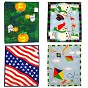 Trademark 80-1499 Set of 4 Seasonal Mailbox Covers