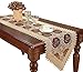 Simhomsen Burgundy Lace Table Runner 16 × 102 Inch Long