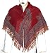 Square Scarf Wool Winter Accessory 40 x 43 inches (sjmwr077)