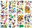 Huge Set 70 Nintendo Super Mario Wii Peel and Stick Wall Decals