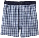Nautica Mens Rudd Plaid Woven Comfort Boxer
