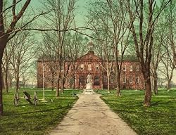 College of William & Mary, 1902 - Print of a Vintage Photochrom Image from the Library of Congress Collection