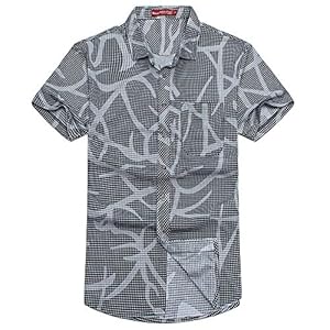 Highsound 2014 New England men's casual business mercerized cotton men's short sleeve shirt