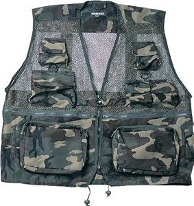 Humvee Combat Camo Tactical Vest Large Sport-Outdoor Tactical Gear