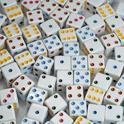 Colored Dot Dice