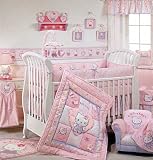 Lambs & Ivy Hello Kitty 6 Piece Bedding Set