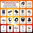 16GB Supreme Prime Time Acessory Package For The Canon XT, XTI, T1i (A.k.a 500d), Xs (A.k.a 1000d), Xsi (A.k.a 450d) Digital Slr Kit Includes 16Gb High Speed Memory Card, 2 Extended Life Batteries, Rapid AC/DC Charger, Digital Flash, Professional Wide Angle Lens, 2X Telephoto Lens, Filter Kit, 4 Piece Close Up Lens Kit, Flower Lens Hood, Deluxe Carrying Case, 72 Inch Professional tripod, Professional SLR Hand Strap, Flash Diffuser, + More All Lenses Will Fit The Following Canon Lenses EF-S 28-135mm, EF-S 18-135mm, EF-S 15-85mm EF-S 18-200mm