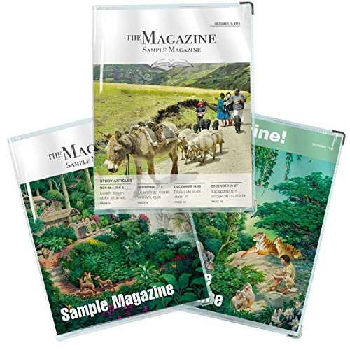 Clear Vinyl Book Covers - N: Watchtower, brochures