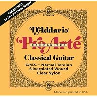 D'Addario EJ45C Pro-Arte Composite Nylon Classical Guitar Strings, Normal Tension