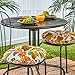 Greendale Home Fashions Round Indoor/Outdoor Bistro Chair Cushion, Esprit, 15-Inch, Set of 2