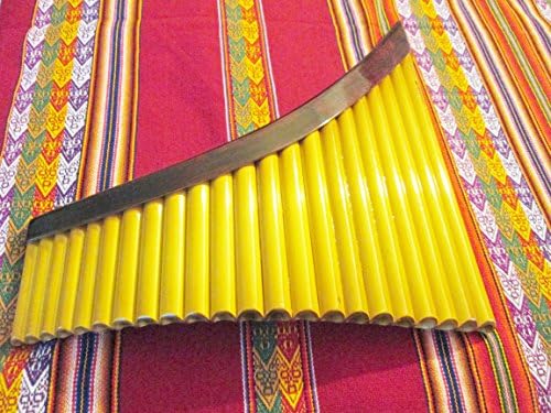 Yzarra Professional Pan Flaute 22 Pipes Natural Bamboo with Case