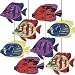 Tropical Decorations - 3D Hanging Tropical Foil Fish