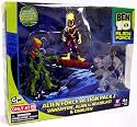 Ben 10 Alien Force 4 Inch Exclusive Action Figure 3-Pack Action Pack 2 (Swampfire, Alan as Heatblast and Clear DNALien)