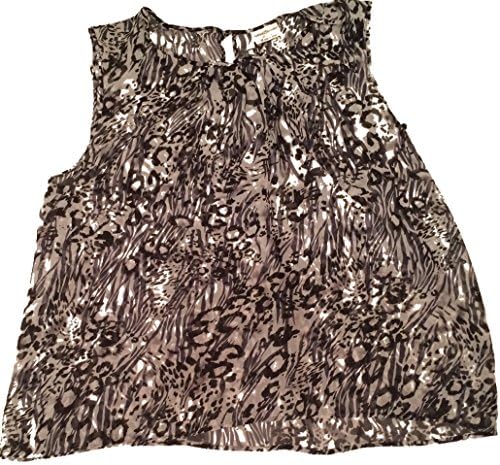 Women's Zebra Print Sleeveless Blouse (3X)