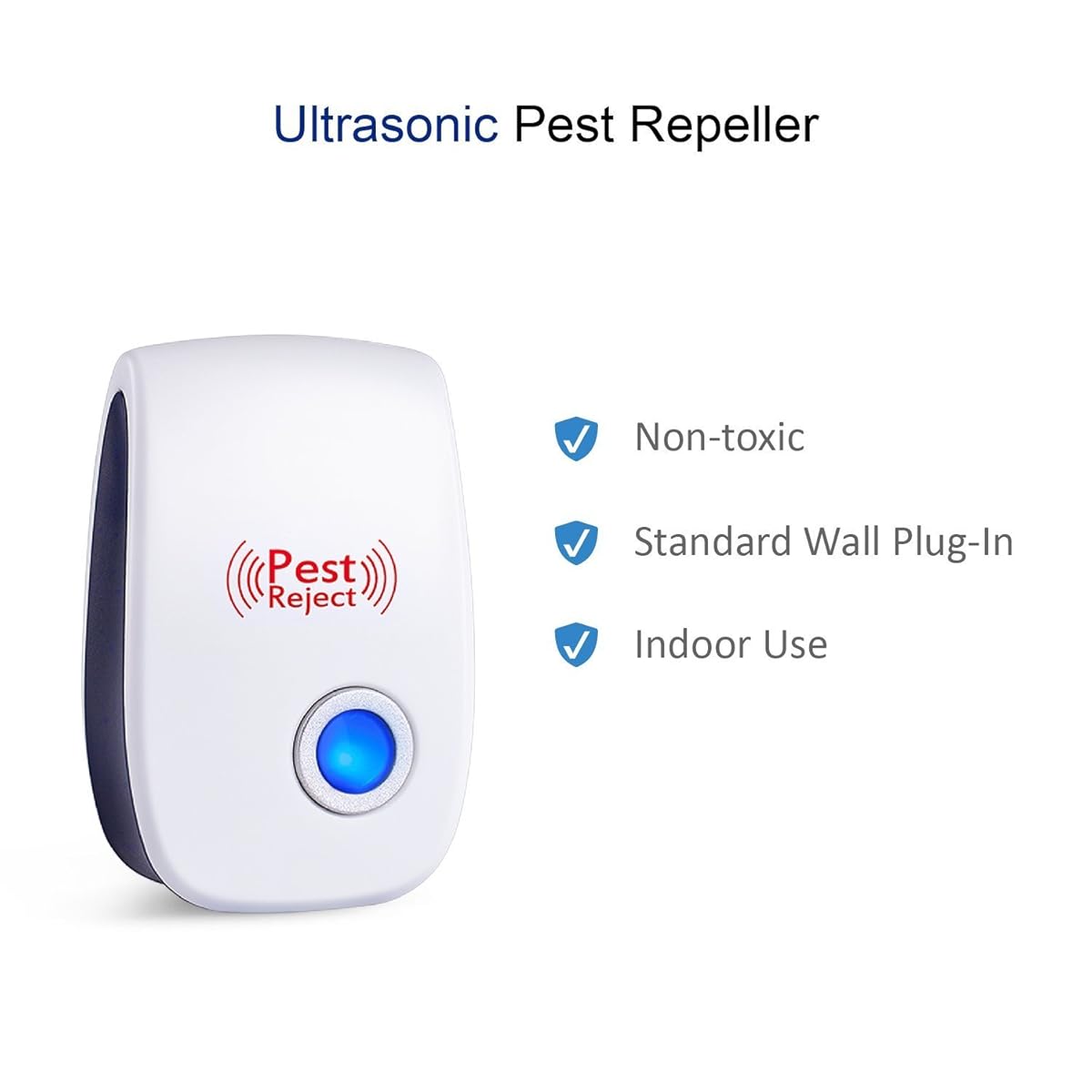[2018 UPGRADED] Pest Control Ultrasonic Repeller Electronic Spider Repellent Plug In for