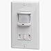 Leviton PR150-1LW Decora 150-Degree Passive Infrared Motion Activated Light Control with Switch, White