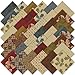 Moda Hope Chest Prints Charm Pack, Set of 42 5-inch (12.7cm) Precut Cotton Fabric Squares