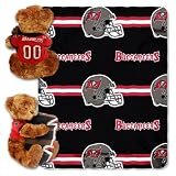 NFL Tampa Bay Buccaneers Bear Pillow and Throw Combo