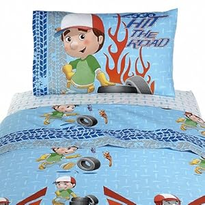 Amazon.com - Handy Manny Hit the Road Twin Sheet Set - Childrens ...