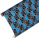 NFL Carolina Panthers Spirit Block Wrapping Paper