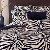 Thro Ltd Zebra Microluxe Comforter and Shams Set by Marlo Lorenz