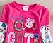 Peppa Pig kids wear tunic top peppa pig embroidery girl long sleeve tee,Red,2-6y