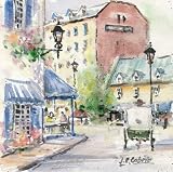 Place Jacques-Cartier by Jean-Roch Labrie poster print,6 in. x 6 in. by ArtSelect
