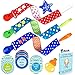 Premium Pacifier Clip Boy 3Pk Bundle - Bonus 12 Milestone Stickers, Silicone Soothie Teether & Teething eBook - 2 Sided Binky Holder - Fits Mam, Nuk, Tommee Tippee, Bibs & Toys - Best Baby Shower Gift
