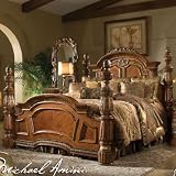 Villa Valencia Poster Bed (California King) by Aico Furniture