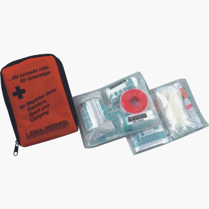 Set premier secours voyage rouge 110x150x25