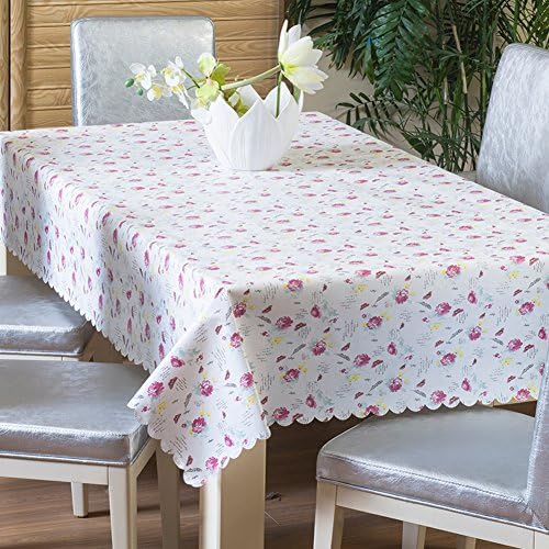 PVC[Waterproof wallpaper]/[Cloth]/ garden table-cloth/ table cloth/ table cloth/Little Plaid tablecloth-E 137x60cm(54x24inch)