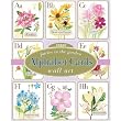Fairies In The Garden Alphabet Cards Wall Art by eeBoo