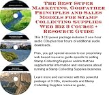  : The Best Super Marketing, Godfather Principles and Sales Models for Stamp Collecting Supplies Web Biz 3 Course + Resource Guide