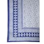 Flat Bed Sheet Cotton Block Print Home Decoration Twin Size (bssht697)