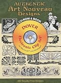 Authentic Art Nouveau Designs CD-ROM and Book (Dover Electronic Clip Art)