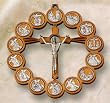 Wall Crucifix - Stations of the Cross - Risen Christ - 8" Height - IMPORTED FROM ITALY