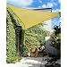 Idirectmart Triangle Sun Shade Sail 16 Feet 5 Inches - Sand Color