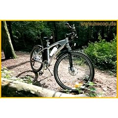 E-Mountainbike NECOP B1, kraftvoller 36 Volt Antrieb, 6 Gang Shimano-Schaltung, Alu-Rahmen