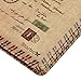 ZLYC Vintage Novelty Envelope Travel PU Leather Waterproof Passport Cover Holder
