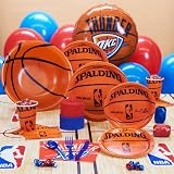 Amscan Oklahoma City Thunder NBA Basketball Deluxe Party Kit (18 guests) 222360