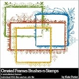 Photoshop Brushes - Ornated Frames Brushes and Stamps