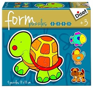 Diset - 69953 - Puzzle - Form Animaux
